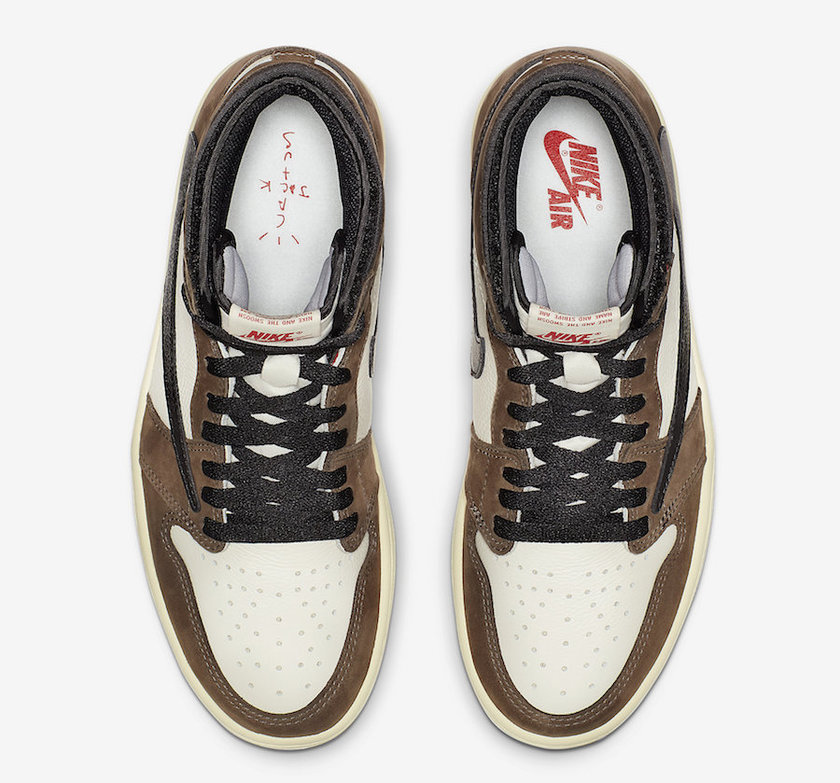 Travis Scott Air Jordan 1é«OG NRG CD4487-100åå¸æ¥æ