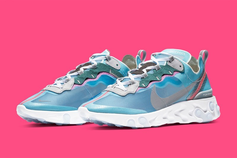 Nike React Element 87 å
¨æ°ãRoyal Tintãé
è²å³å°ä¸æ¶