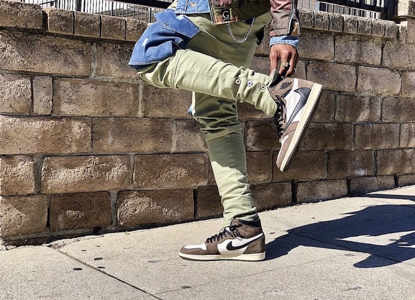 Travis Scott Air Jordan 1ä»äººææ°å2019åå¸æ¥æ
