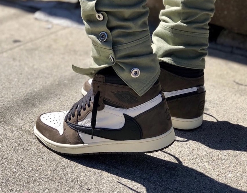 Travis Scott Air Jordan 1ä»äººææ°å2019åå¸æ¥æ
