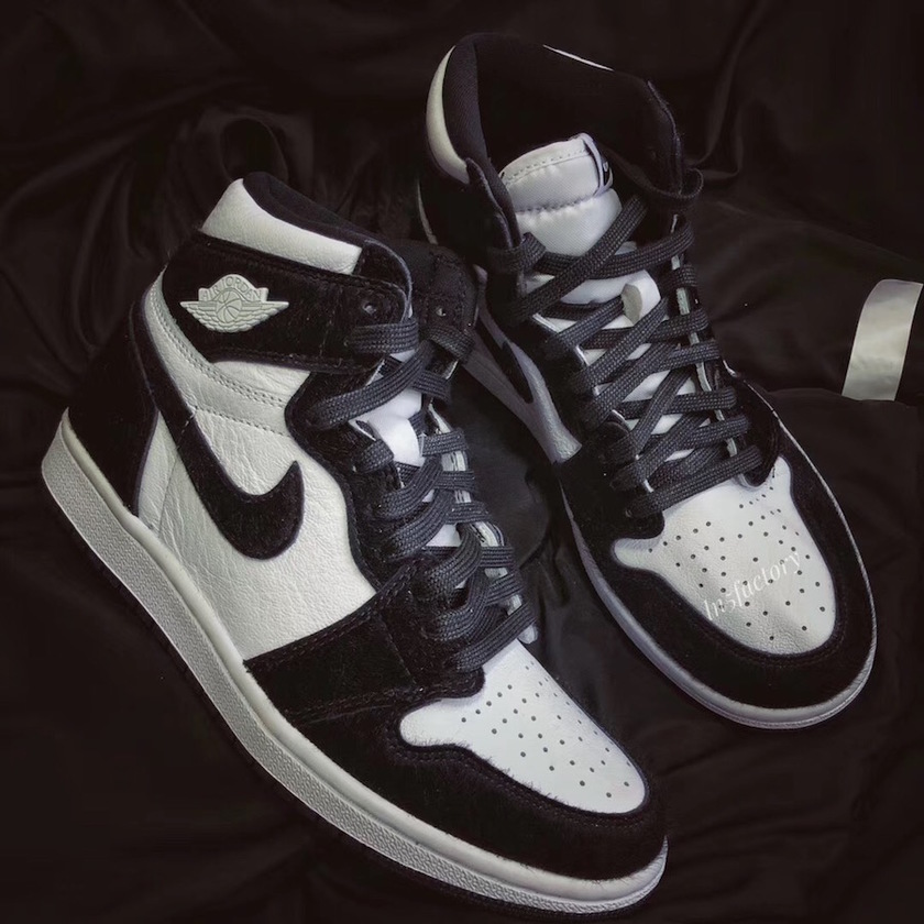Air Jordan 1 Retro High OG女è£
é»è²ç½çç«2019 CD0461-007å叿¥æ