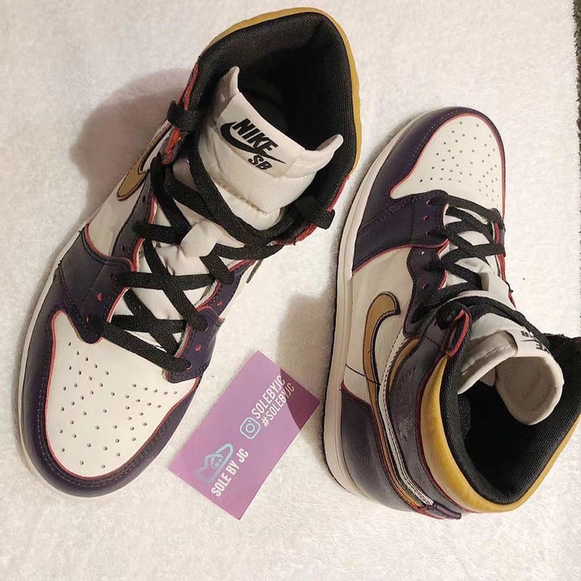 Nike SB Air Jordan 1 Lakers CD6578-507åå¸æ¥æ