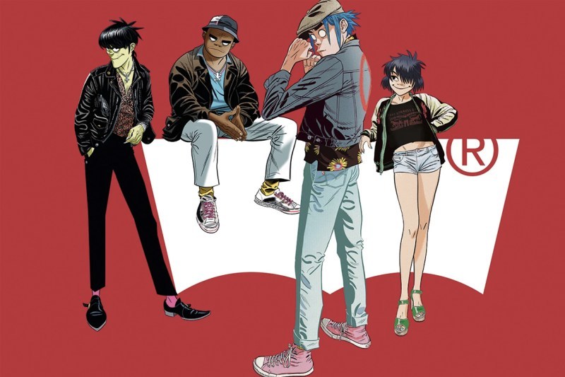 Gorillaz è Levi's æ¨åºå¨æ°è¯åç³»å