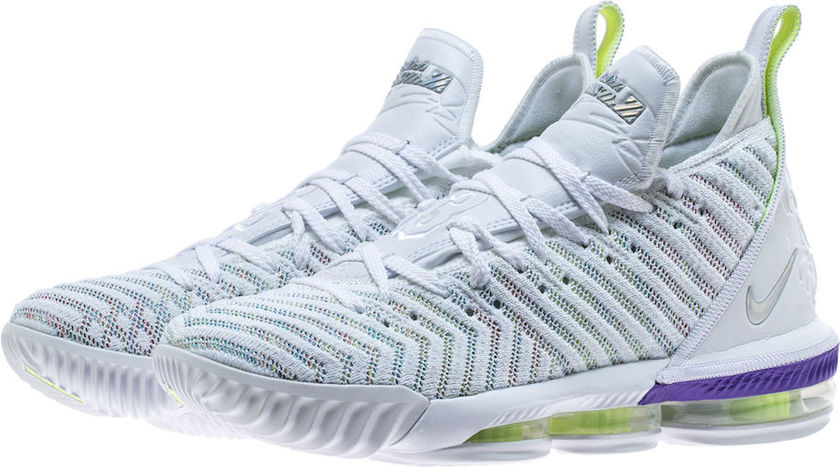 Nike LeBron 16 Buzz Lightyearç½è²å¤è²è¶çº§è¡èAO2588-102åå¸æ¥æPirce