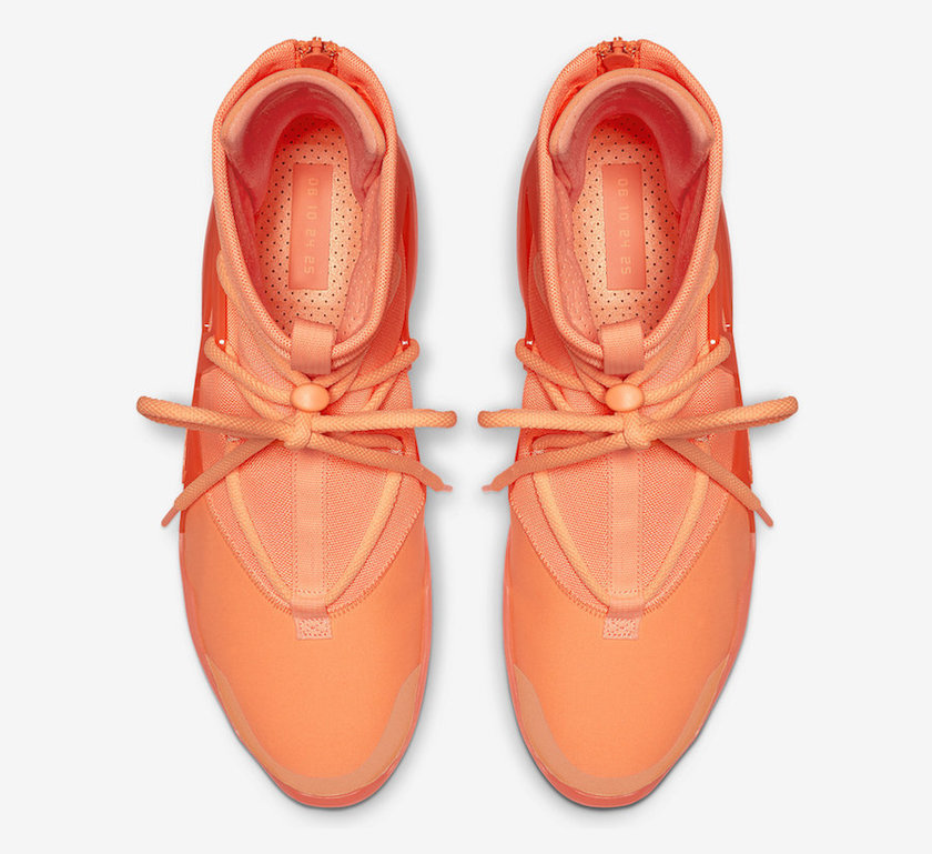 Nike Air Fear of God 1 Orange Pulse AR4237-800发布日期