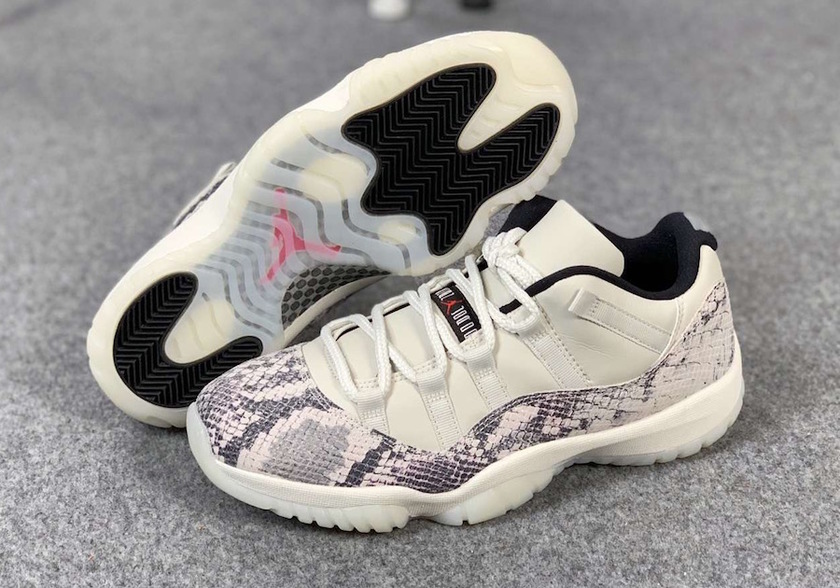 Air Jordan 11 Low Light Bone Snakeskin CD6846-002 Release Date Pricing