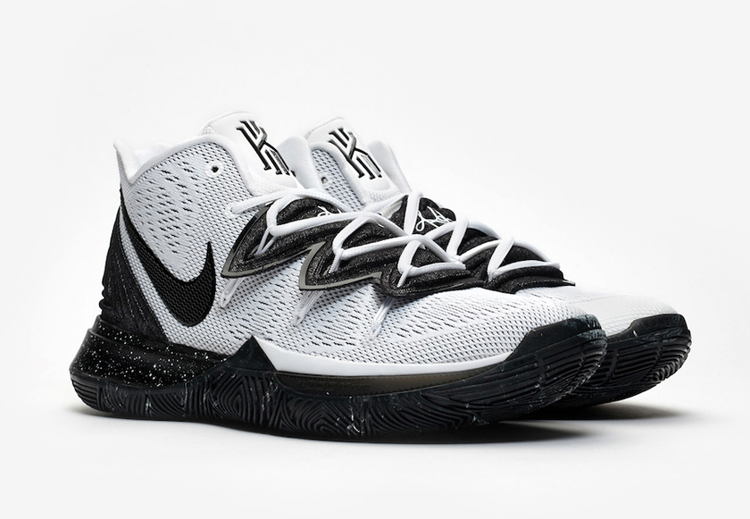 Nike Kyrie 5 Oreo White Black AO2918-100åå:registered:æ¥æ