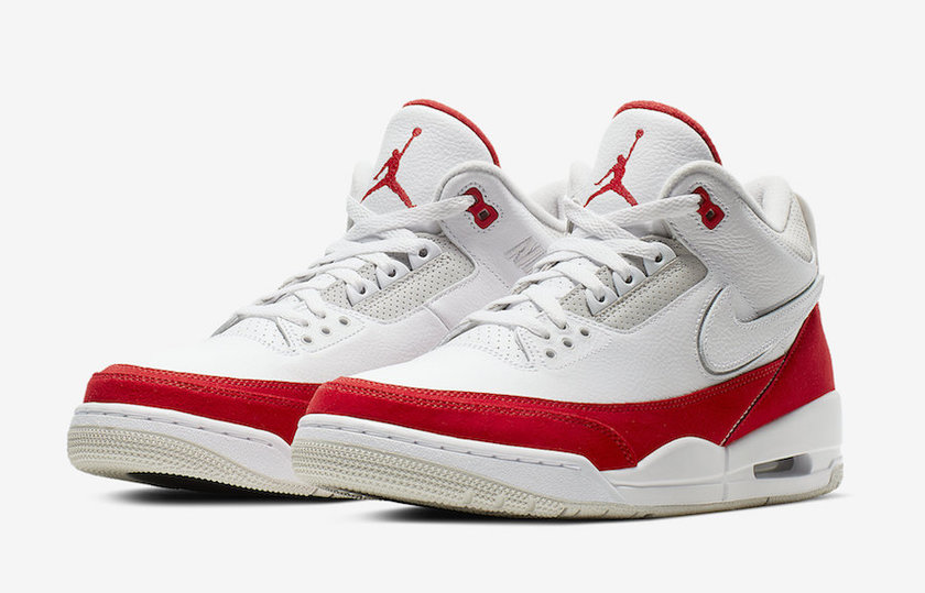 Air Jordan 3 Tinker White University Red CJ0939-100åå¸æ¥æ