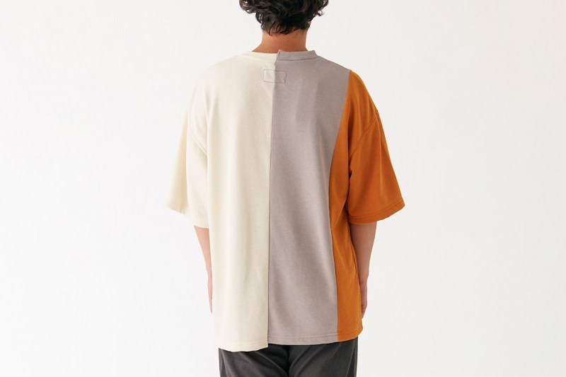 THE NORTH FACE PURPLE LABEL å¨æ° Asymmetry Logo Tee ä¸æ¶