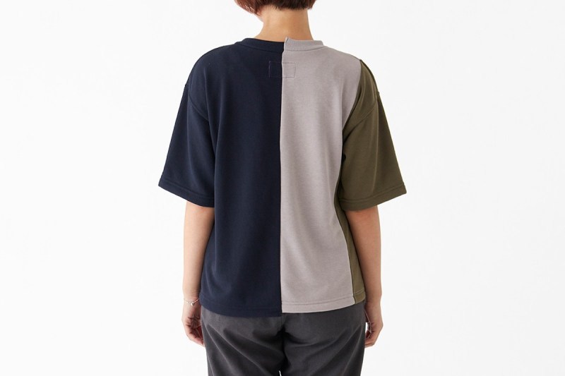 THE NORTH FACE PURPLE LABEL å¨æ° Asymmetry Logo Tee ä¸æ¶