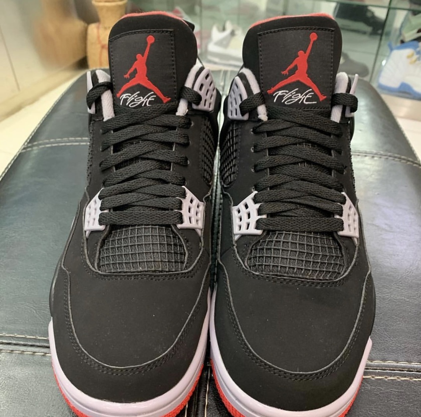 Air Jordan 4 Bred 2019 308497-060åå:registered:æ¥æ