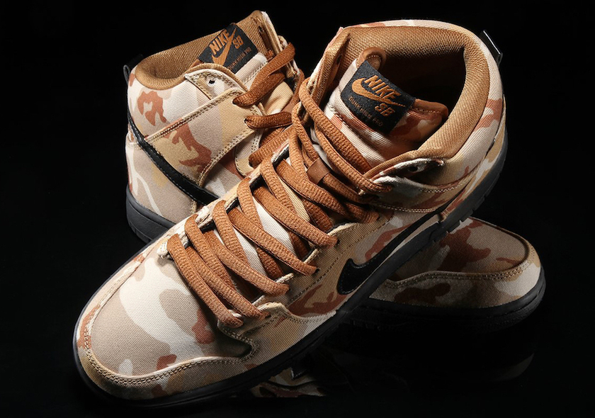 Nike SB Dunk High Desert Camo BQ6826-200åå¸æ¥æ