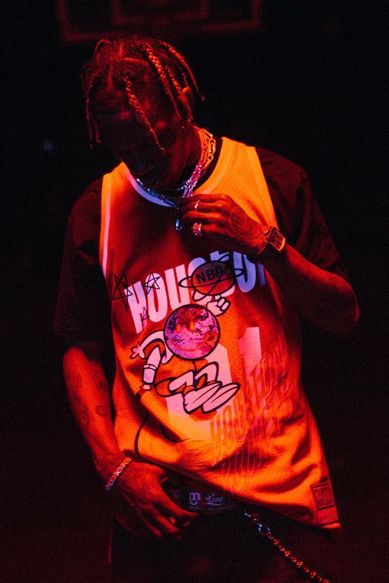 Travis Scott ä»¥ Houston Rockets å¾:copyright:å¤çè¡£çºéæè¨­è¨å¥æ³¨éå:registered:å:registered:å
