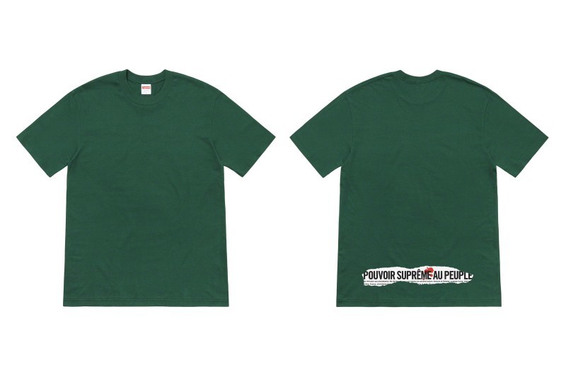 Supreme 2019 æ¥å¤ææ° T-Shirt ç³»åç¼ä½