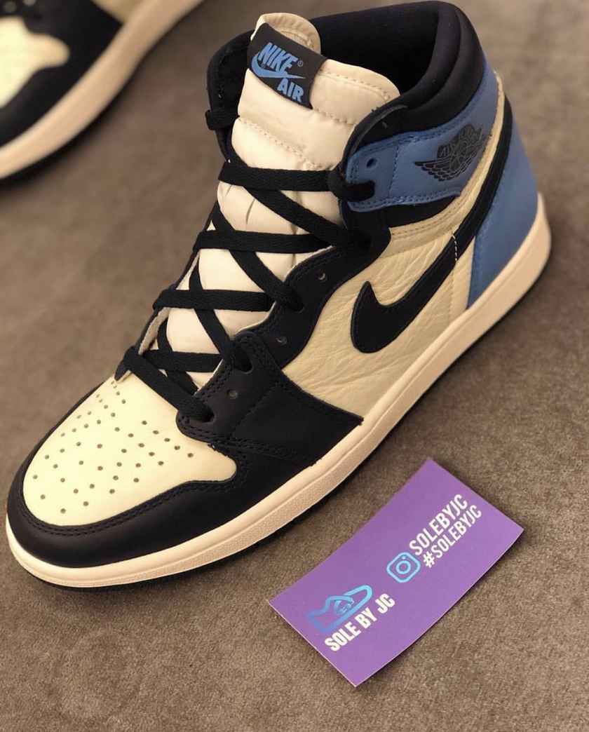 Air Jordan 1 Obsidian University Blue 555088-140å叿¥æä»·æ ¼