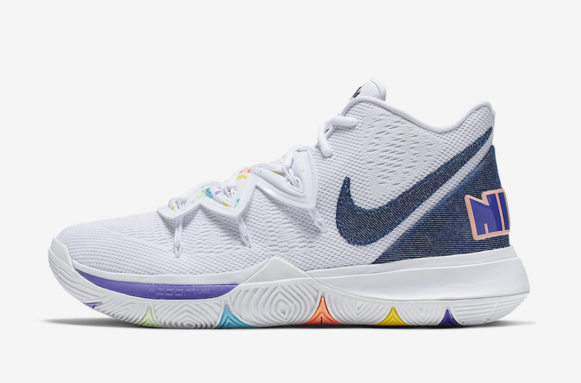 Nike Kyrie 5æä¸ä¸ªèåæ¥AO2919-101åå¸æ¥æ