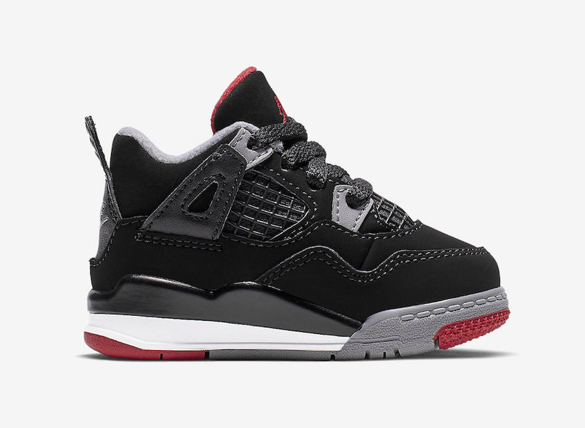 Air Jordan 4 Bred TD Toddler BQ7670-060åå:registered:æ¥æ