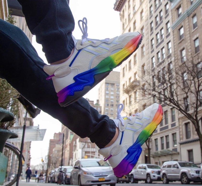adidas Ozweego adiPRENE LGBT Pride Love Unites Rainbowåå¸æ¥æ