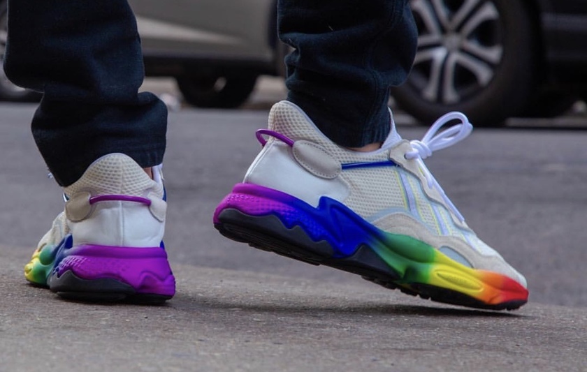 adidas Ozweego adiPRENE LGBT Pride Love Unites Rainbowåå¸æ¥æ