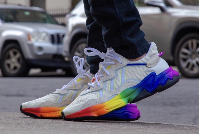 adidas Ozweego adiPRENE LGBT Pride Love Unites Rainbowåå¸æ¥æ