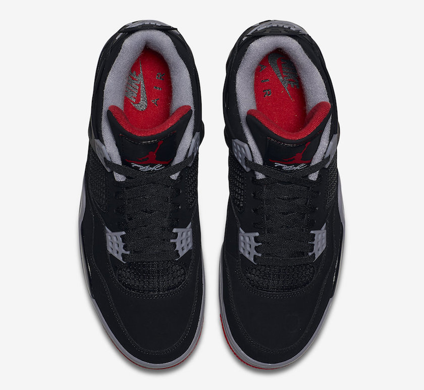 Air Jordan 4 Bred Black Cement 2019 308497-060åå¸æ¥æ