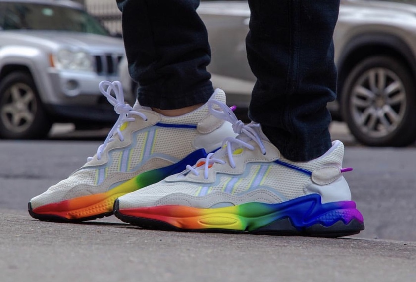 adidas Ozweego adiPRENE LGBT Pride Love Unites Rainbowåå¸æ¥æ