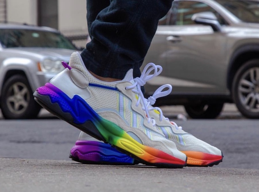 adidas Ozweego adiPRENE LGBT Pride Love Unites Rainbowåå¸æ¥æ