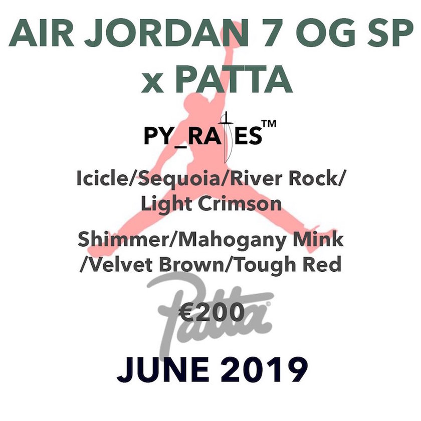 Patta Air Jordan 7 OG SP Release Date