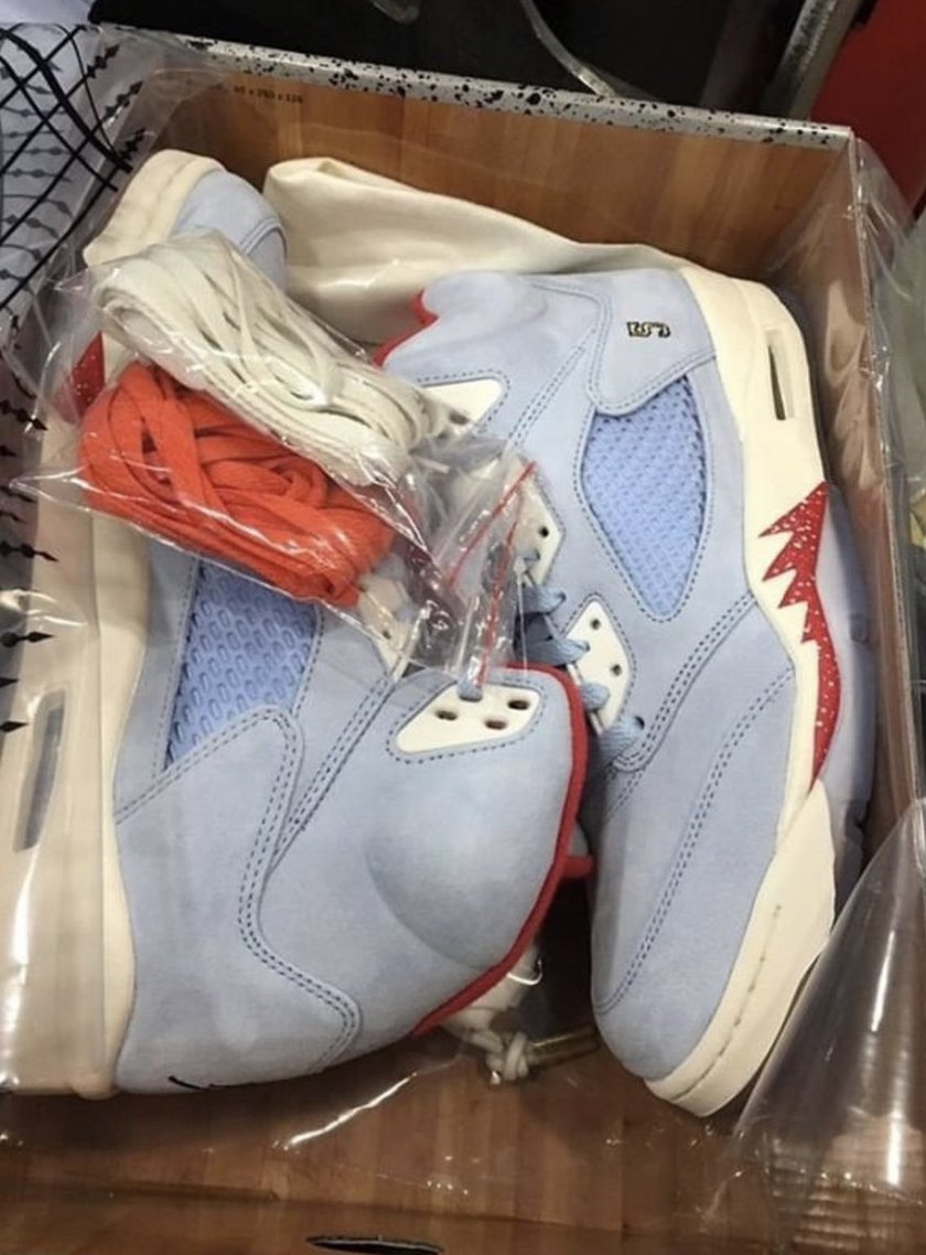 Trophy Room Air Jordan 5 JSP Ice Blueåå¸æ¥æ