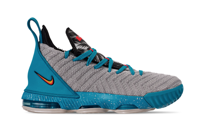 Nike LeBron 16 Kids Palm Trees South Beach AQ2465-076åå:registered:æ¥æ