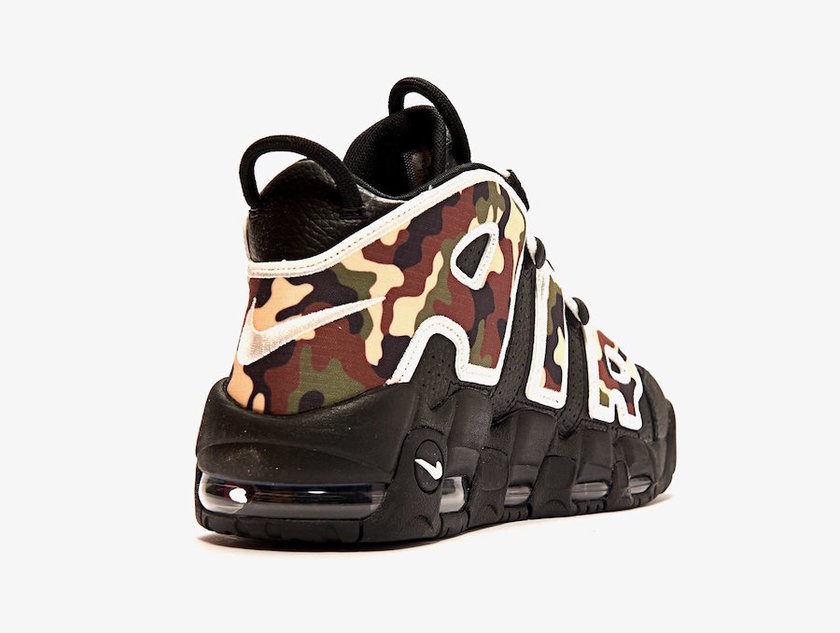 Nike Air More Uptempo Black Camo CJ6122-001 Release Date
