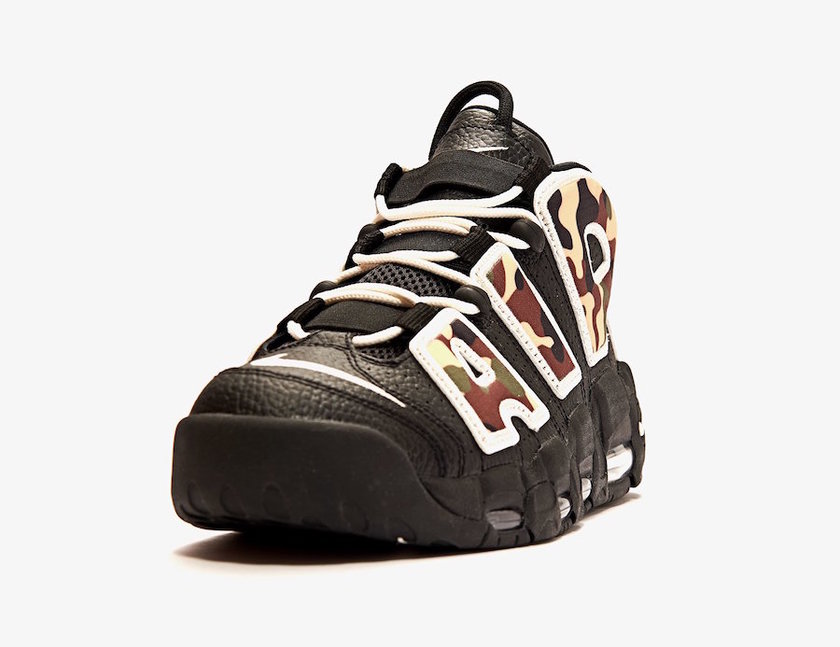 Nike Air More Uptempo Black Camo CJ6122-001 Release Date