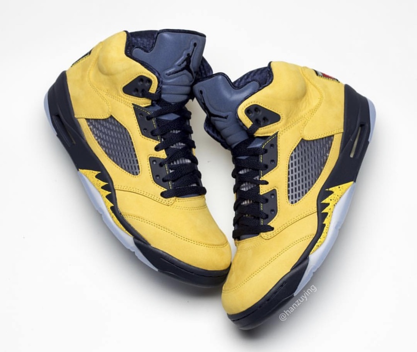 Air Jordan 5 Michigan CQ9541-704åå¸æ¥æ