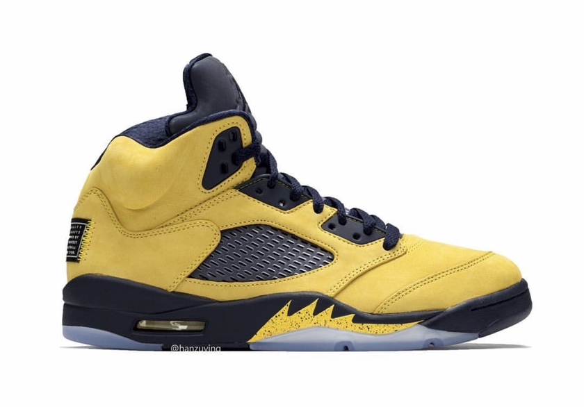 Air Jordan 5 Michigan CQ9541-704åå¸æ¥æ