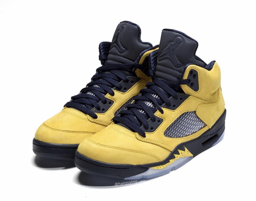Air Jordan 5 Michigan CQ9541-704åå¸æ¥æ