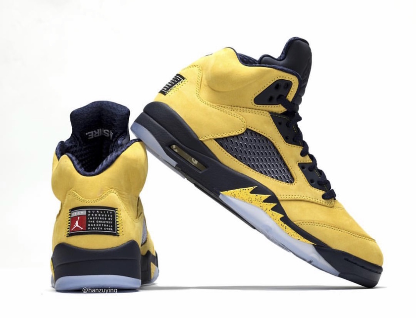 Air Jordan 5 Michigan CQ9541-704åå¸æ¥æ