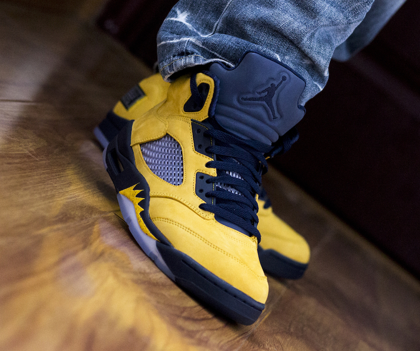 Air Jordan 5 Inspire Michigan CQ9541-704å叿¥æ