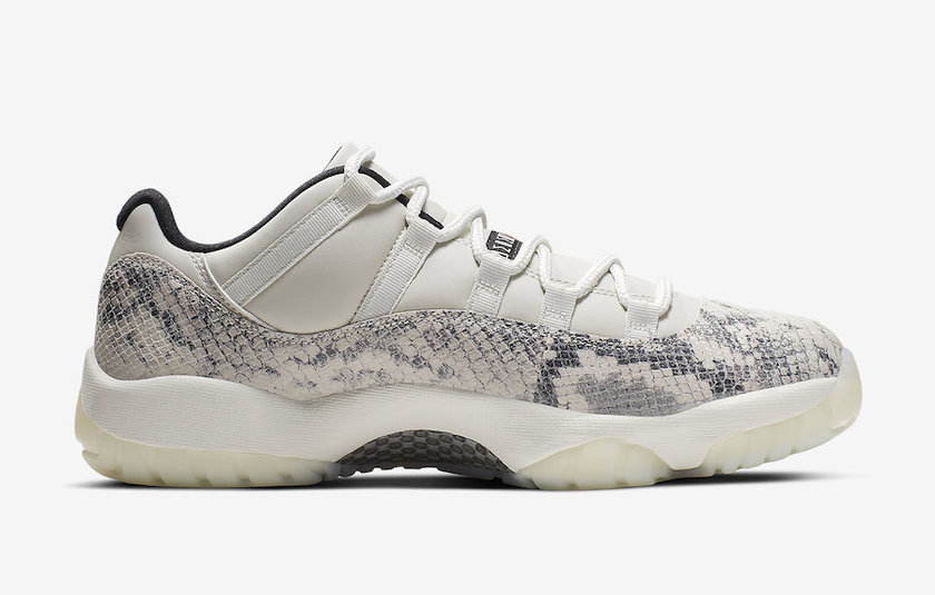 Air Jordan 11 Low Light Bone Snakeskin CD6846-002 Release Date Price