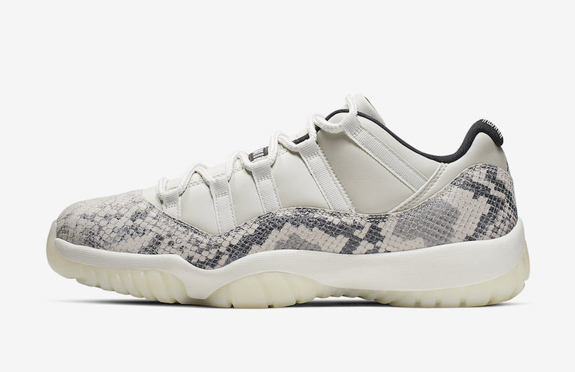 Air Jordan 11 Low Light Bone Snakeskin CD6846-002 Release Date Price