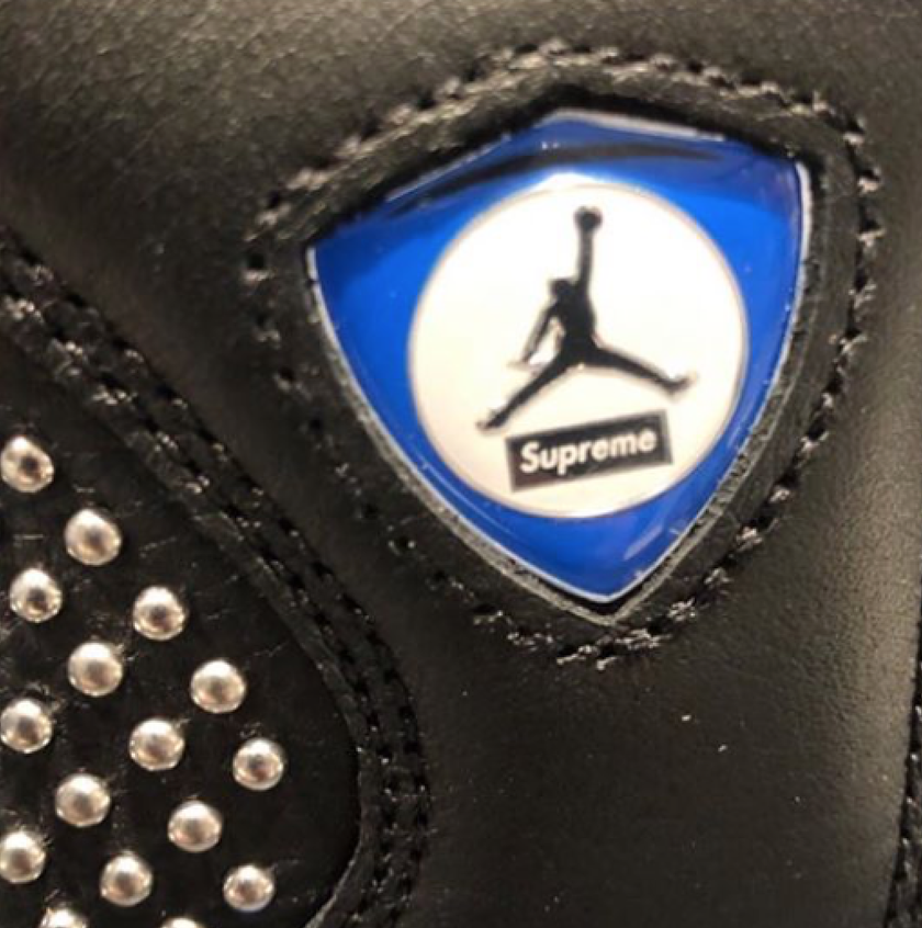 Supreme Air Jordan 14 Black Blue Release Date