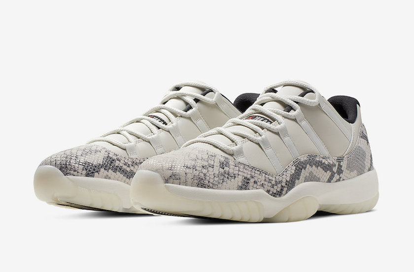 Air Jordan 11 Low Light Bone Snakeskin CD6846-002 Release Date Price