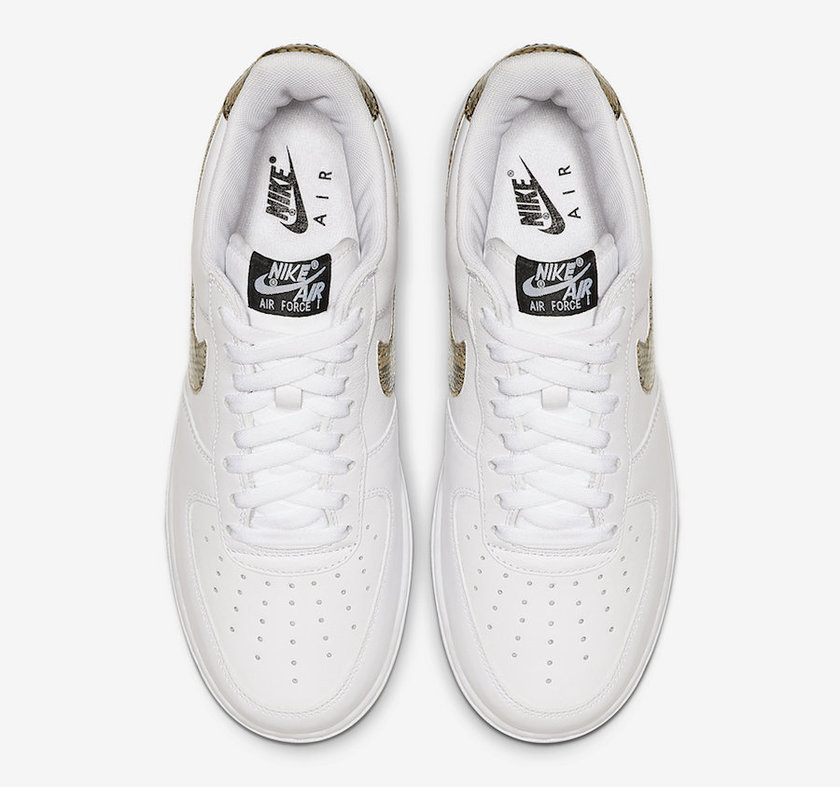 Nike Air Force 1 Ivory Snake AO1635-100åå¸æ¥æ
