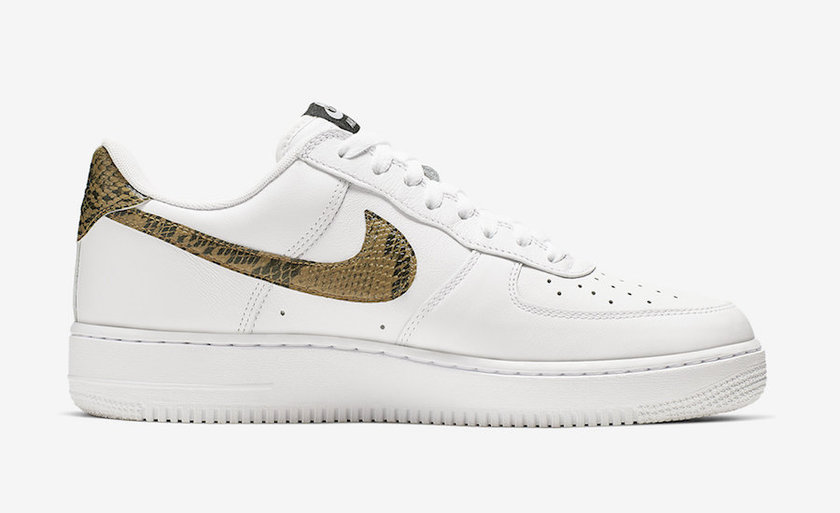 Nike Air Force 1 Ivory Snake AO1635-100åå¸æ¥æ
