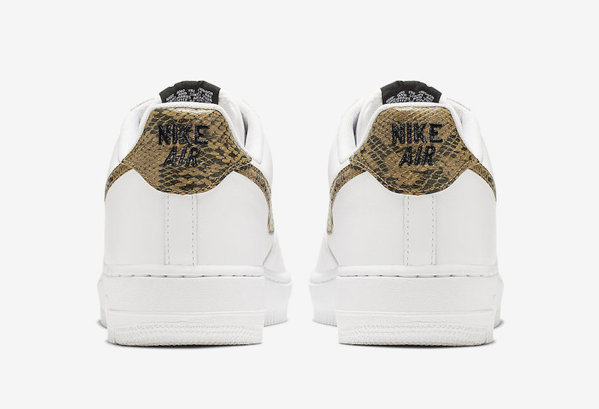 Nike Air Force 1 Ivory Snake AO1635-100åå¸æ¥æ