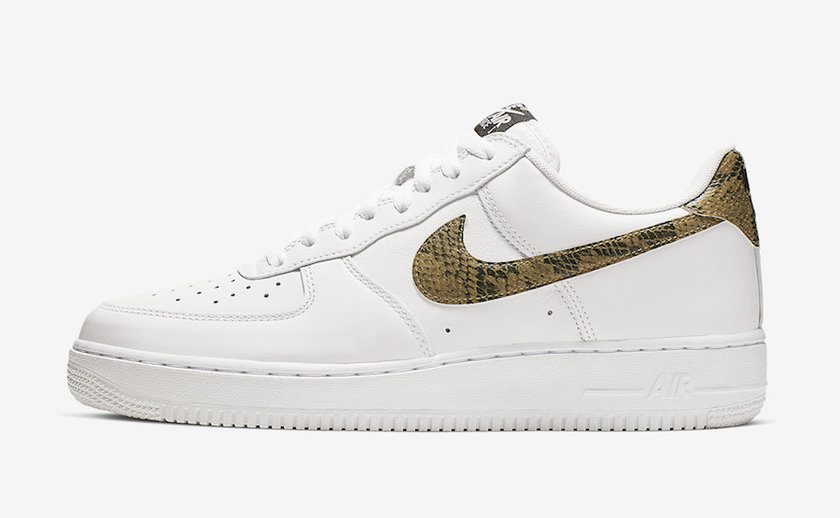 Nike Air Force 1 Ivory Snake AO1635-100åå¸æ¥æ