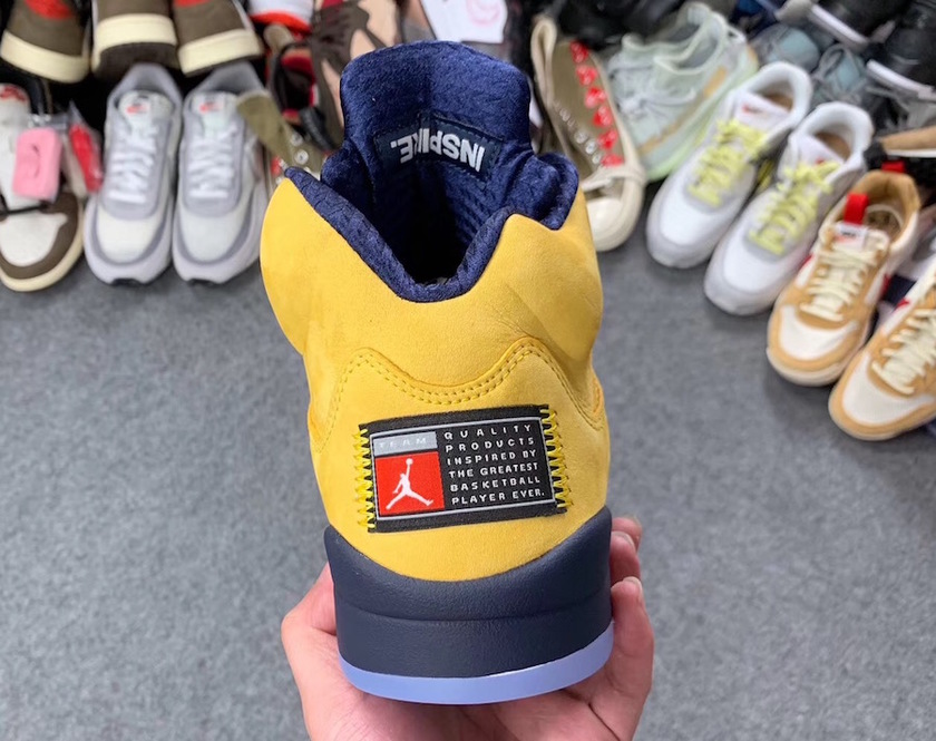 Air Jordan 5 Inspire Michigan CQ9541-704åå¸æ¥æ