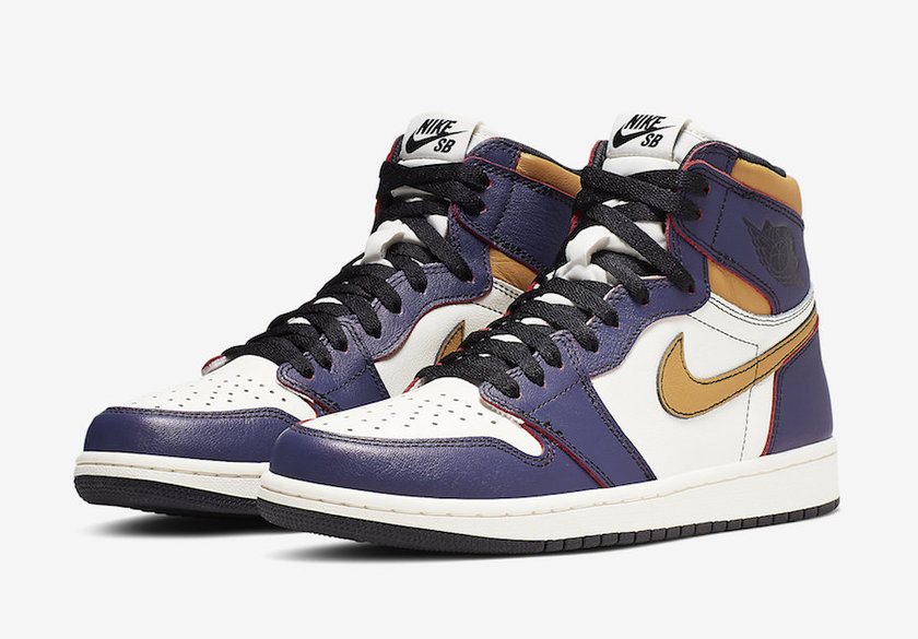 Nike SB Air Jordan 1 Lakers CD6578-507 Release Date Price