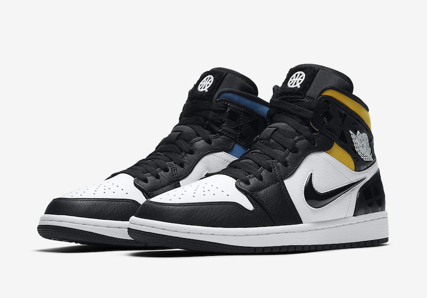 Air Jordan 1 Mid Quai 54 CJ9219-001åå:registered:æ¥æ