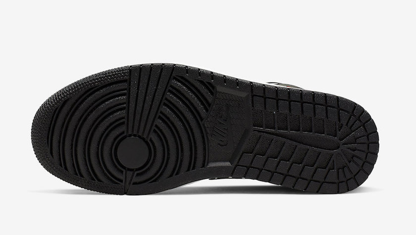 Air Jordan 1 Mid White Black Red BQ6472-101åå¸æ¥æ