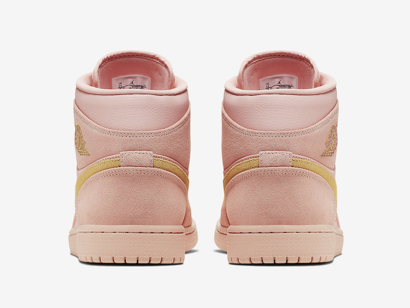 Air Jordan 1 Mid Coral Gold 852542-600åå¸æ¥æ